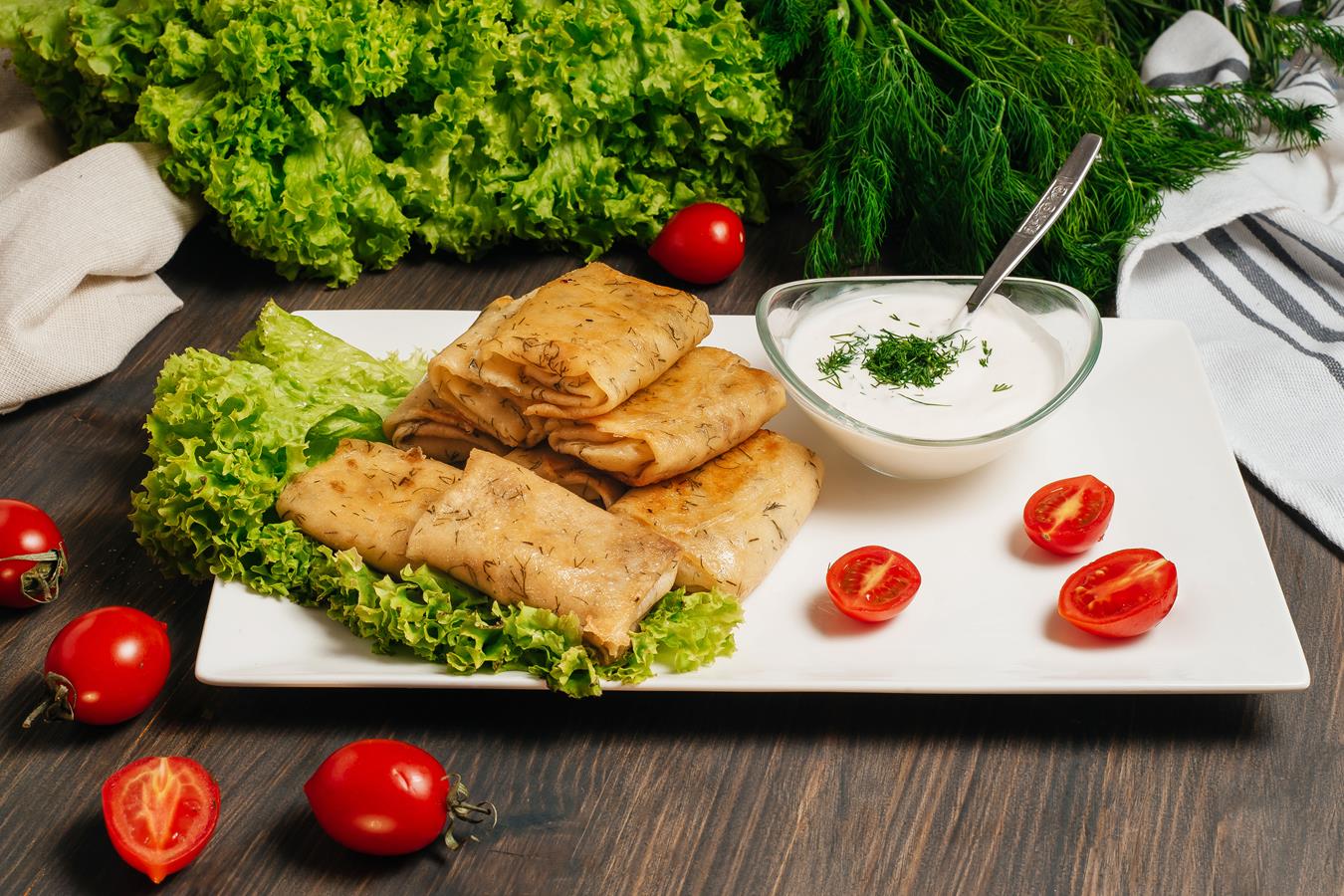 Блинчики с картофелем и зеленью (2,5 кг) 